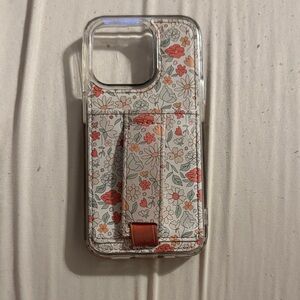 Floral Pattern Phone Case with Stand